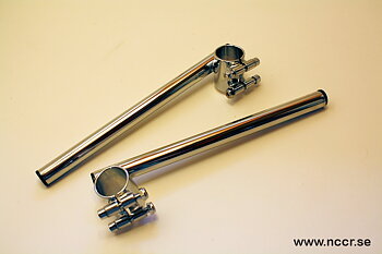 Oldschool 41mm Clip-on - 22mm, verchromt