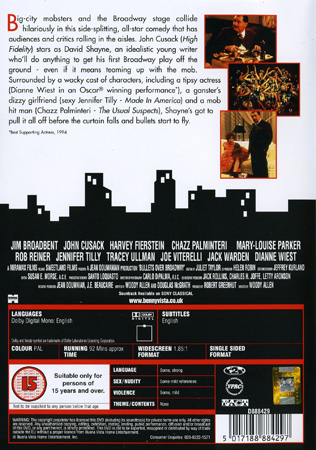 Bullets Over Broadway (ej svensk text) - 2