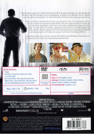 Matchstick Men (Norskt omslag) - 2