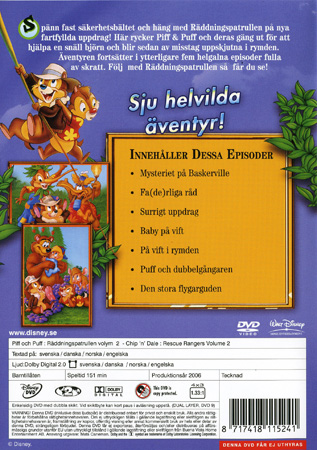 Piff & Puff Räddningspatrullen - Volym 2 - 2