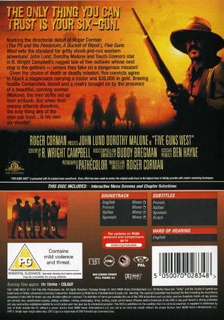 Five Guns West (ej svensk text) - 2