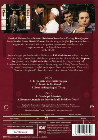 Jeeves Och Wooster - Säsong 1 - 2