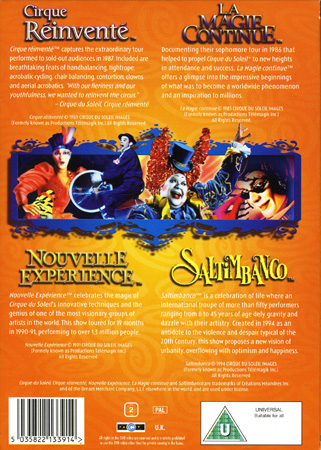 Cirque Du Soleil - Volume 2 (ej svensk text) - 2