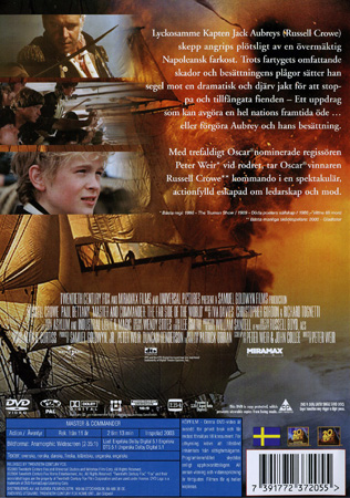 Master & Commander - Bortom Världens Ände (Norskt omslag) - 2