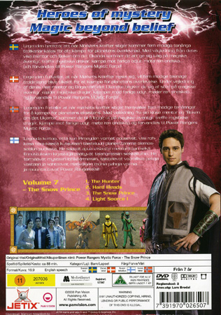 Power Rangers Mystic Force - Volym 7 The Snow Prince - 2