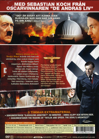 Djävulens Arkitekt - Hitler & Speer (Miniserie) (2-disc) - 2