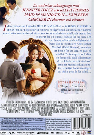 Maid In Manhattan (Norskt omslag) - 2