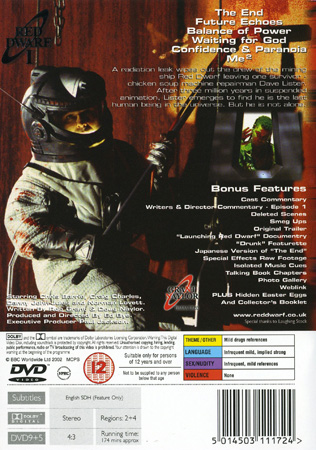 Red Dwarf - Series 1 (ej svensk text) - 2