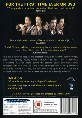 Richard Pryor - Live & Smokin' (ej svensk text) - 2