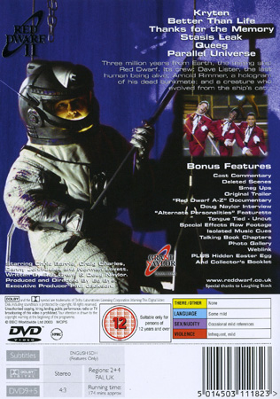 Red Dwarf - Series 2 (ej svensk text) - 2