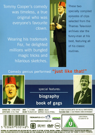 Tommy Cooper - The Very Best of / The Missing Pieces (ej svensk text) - 2