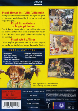 Pippi 1 - Pippi Flyttar In I Villa Villekulla / Pippi Är Sakletare Och Går På Kalas / Pippi Går I Affärer - 2