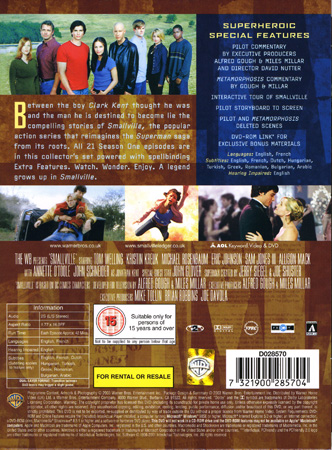Smallville - Season 1 (ej svensk text) - 2