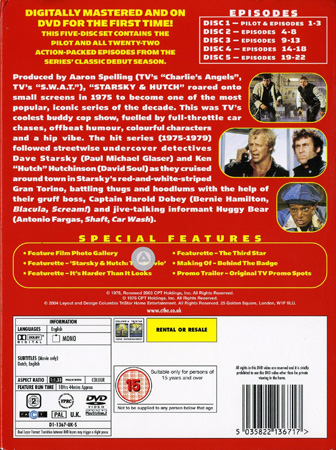 Starsky & Hutch - Season 1 (ej svensk text) - 2
