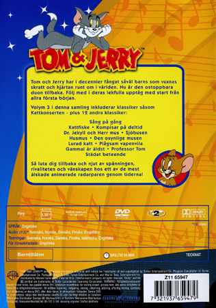 Tom & Jerry Den Klassiska Samlingen - Volym 3 - 2