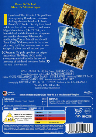 Return To Oz - 2