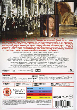 Jefferson In Paris - 2