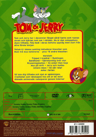 Tom & Jerry Den Klassiska Samlingen - Volym 6 - 2