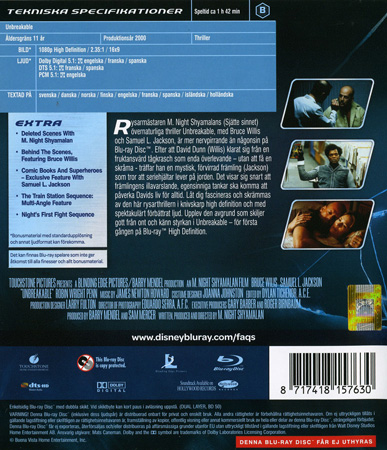 Unbreakable (Blu-ray) - 2