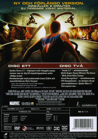 Spider-Man 2.1 - Extended Cut (2-disc) - 2