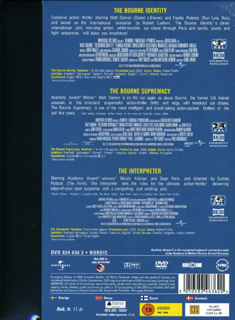 Bourne Identity / Bourne Supremacy / Tolken - 2