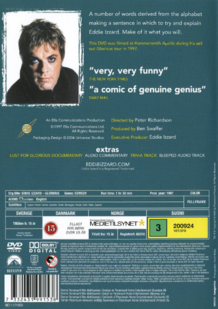 Eddie Izzard - Glorious - 2
