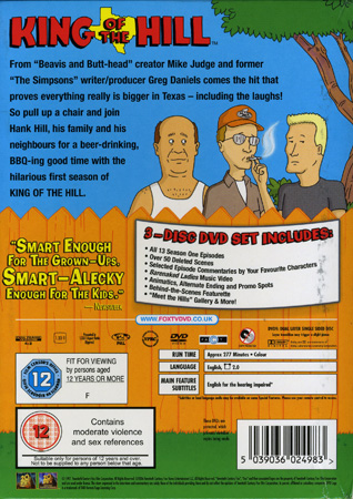 King of The Hill - Season 1 (ej svensk text) - 2