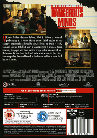 Dangerous Minds (ej svensk text) - 2