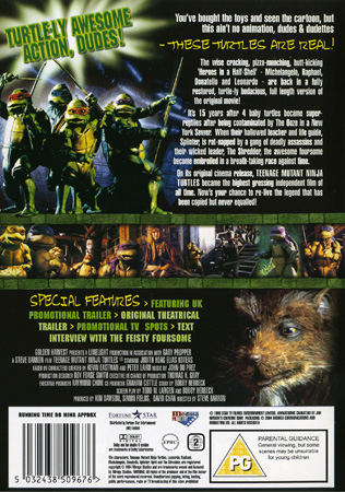 Teenage Mutant Ninja Turtles - The Movie (ej svensk text) - 2