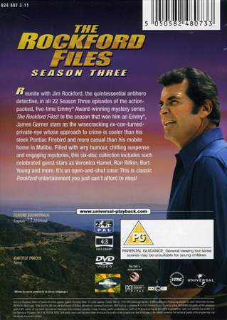 Rockford Files - Season 3 (ej svensk text) - 2