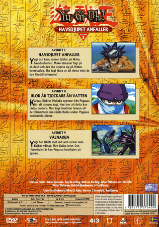 Yu-Gi-Oh! Säsong 1 Volym 3 - Havsdjupet Anfaller - 2