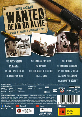 Wanted Dead Or Alive - Säsong 3 Volym 2 - 2