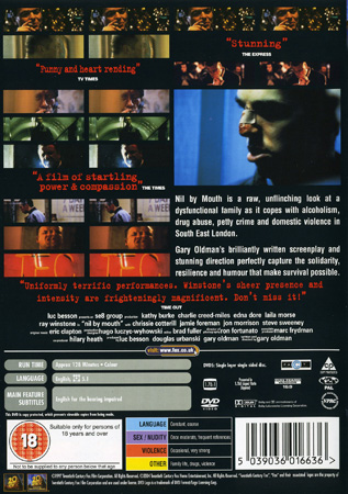 Nil By Mouth (ej svensk text) - 2
