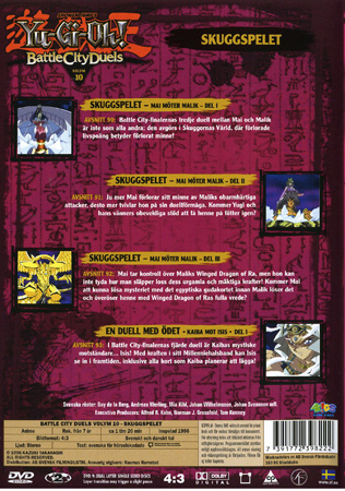 Yu-Gi-Oh! Säsong 2 Volym 10 - Skuggspelet - 2