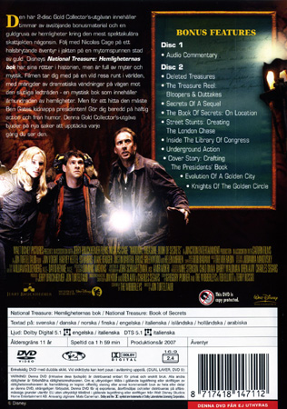 National Treasure 2 - Hemligheternas Bok (2-disc) - 2