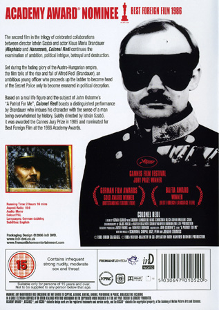 Colonel Redl (ej svensk text) - 2
