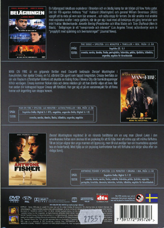 Denzel Washington Collection (3-disc) - 2
