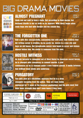 Big Drama Movies - 4 Great Movies On 4 DVDs - 2