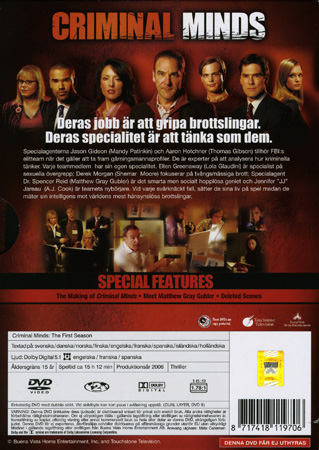 Criminal Minds - Säsong 1 - 2