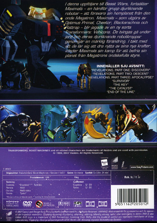 Transformers: Beast Machines: Säsong 1 Volym 2 - 2