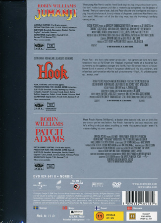 Hook / Jumanji / Patch Adams (3-disc) - 2