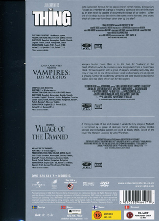 Thing / Vampires 2 - Los Muertos / Village of the Damned - 2