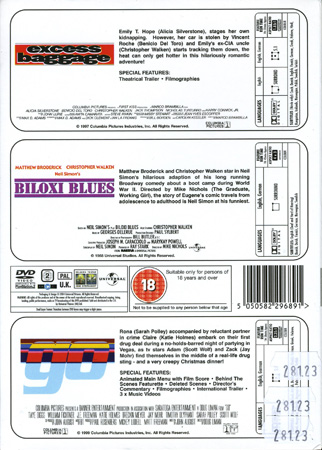 Biloxi Blues / Excess Baggage / Go - 2