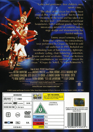 Cirque Du Soleil - Cirque Réinventé - 2