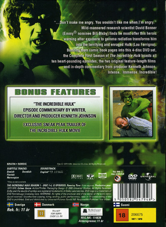 Incredible Hulk - Säsong 1 - 2