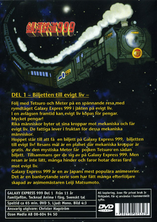 Galaxy Express 999 - Del 1 Biljetten Till Ett Eget Liv - 2