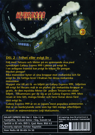Galaxy Express 999 - Del 2 Frihet Eller Evigt Liv - 2