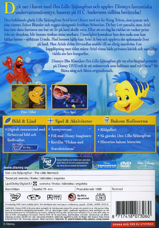 Den Lilla Sjöjungfrun - Specialutgåva - 2