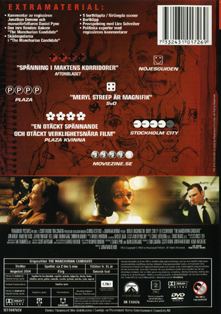 DVD, 2004, Widescreen Version The Manchurian Candidate