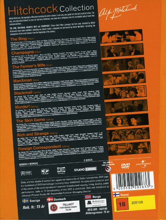 Hitchcock Collection - the Early Years (5-disc) - 2